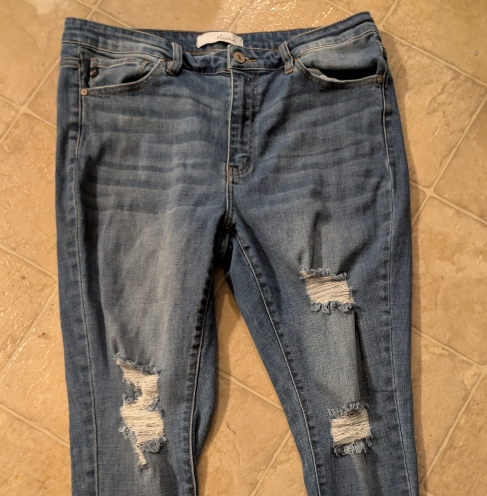 KanCan Estilo distressed Skinny Jeans